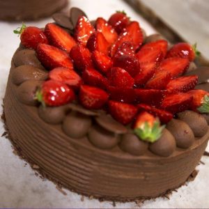 Strawberry/Choc Diplomat Cake