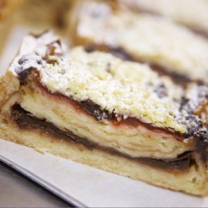 Plum and Choc Slice