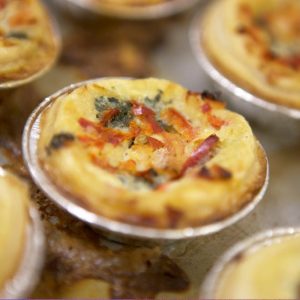 Mini Quiche Vegetarian (6pcs)
