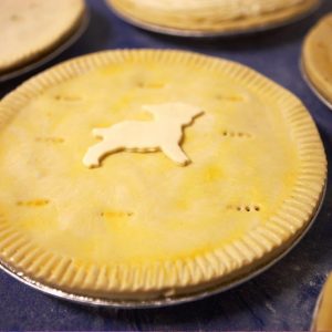 Unbaked Bavarian Lamb Family Pie