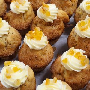 Mini Orange and Poppyseed Muffins (6pcs)